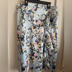Ted Baker Blue Floral Skirt